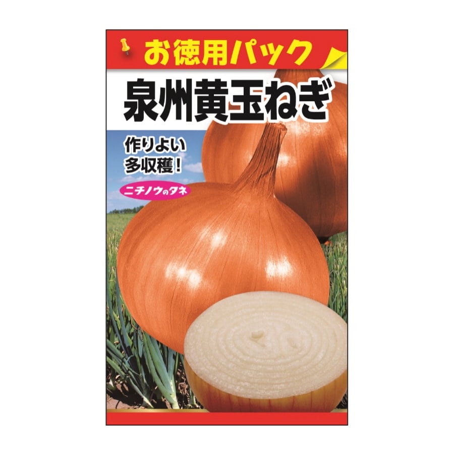 ニチノウのタネ　泉州黄玉ねぎ　お徳用パック