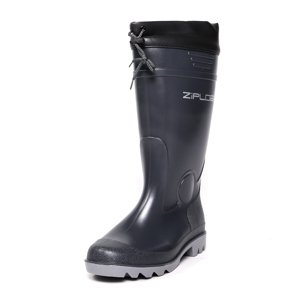 ＰＶＣカバー付きブーツ　チャコール　ＬＬサイズ　ＨＢ－８８０