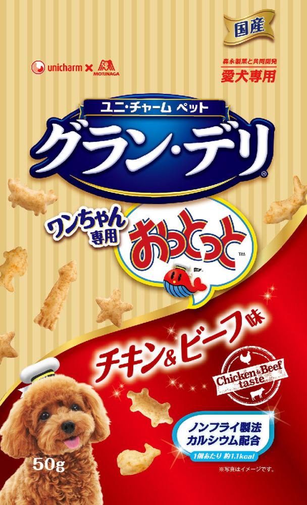 グラン・デリ　ワンちゃん専用おっとっと　チキン＆ビ－フ味　５０ｇ