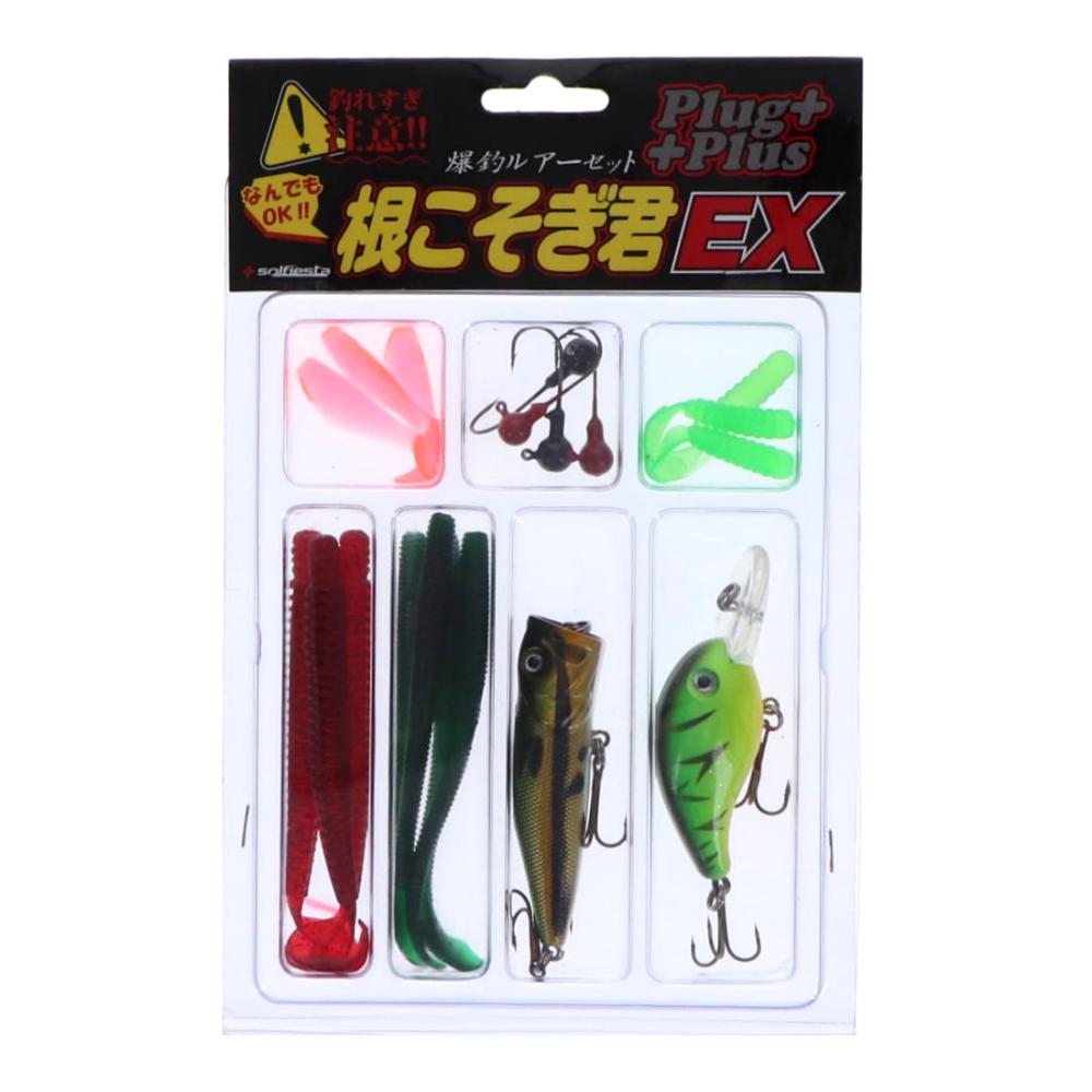 シェアーズ　バス用ルアーセット　根こそぎ君EX　プラグプラス　爆釣ルアーセット