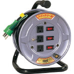 日動　電工ドラム　スイッチリール　１００Ｖ　アース付　１０ｍ＿