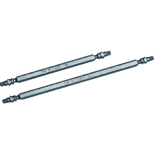 ＴＯＰ　電動ドリル用四角ビット３．５Ｘ１１０ｍｍ２本入り＿
