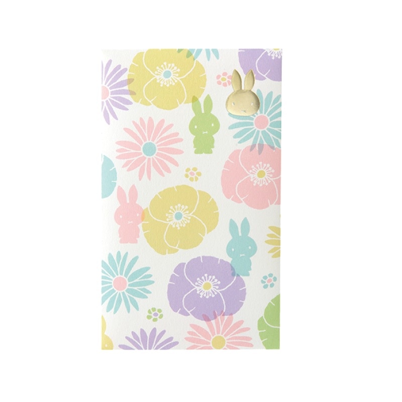 マルアイ　ミッフィーポチ袋　フラワー