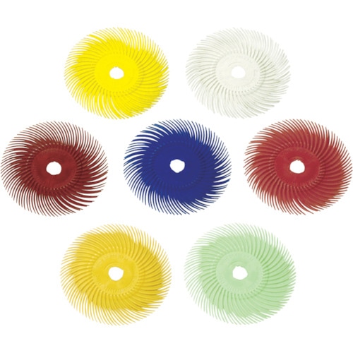 ３Ｍ　ラジアル・ブリッスルディスク　＃８０相当　黄　７６．２ｍｍ＿