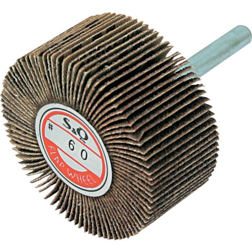 ＭＵＲＡＫＯ　軸付フラップ（金具無し）　外径５０幅２５軸径６　６０＃＿