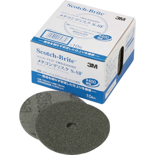 ３Ｍ　スコッチ・ブライト　メタコンディスク　１００Ｘ１６ｍｍ　＃４００相当＿