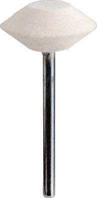 ＴＲＵＳＣＯ　フェルトミニホイール　そろばん型　Φ２２　仕上げ用　白　１０個入＿