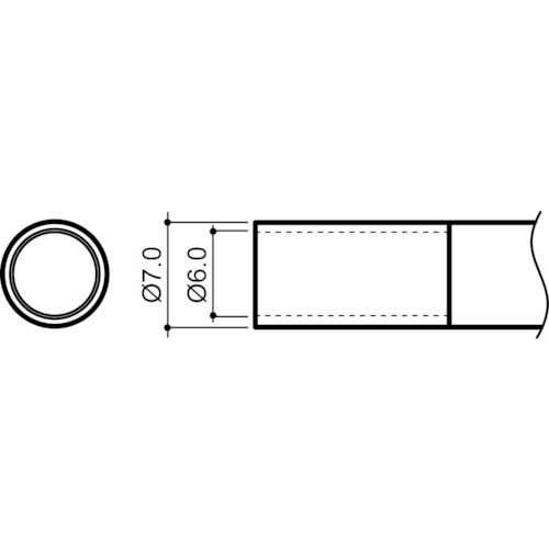 白光　ノズル　６ｍｍ＿