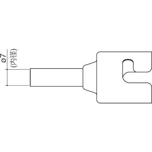 白光　ノズル　シングル　７ＭＭ＿