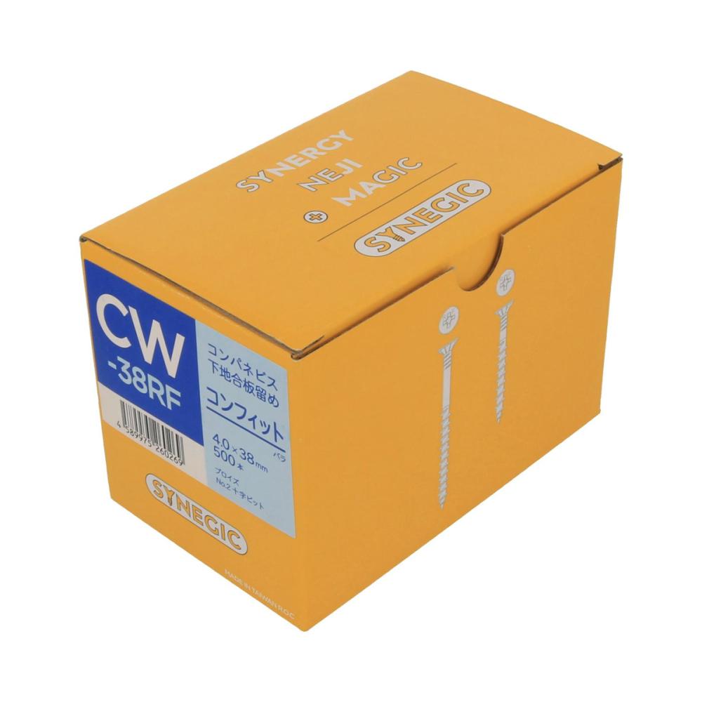 ＳＹＮＥＧＩＣ（シネジック）　コンパネビス　コンフィット小箱　４．０×３８　５００本入り