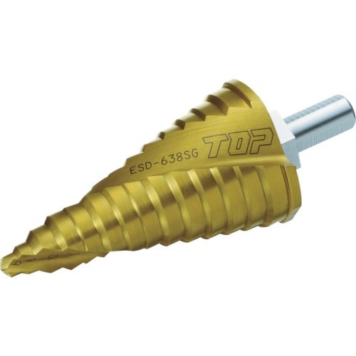 ＴＯＰ　丸軸シャンクスパイラルステップドリル＿