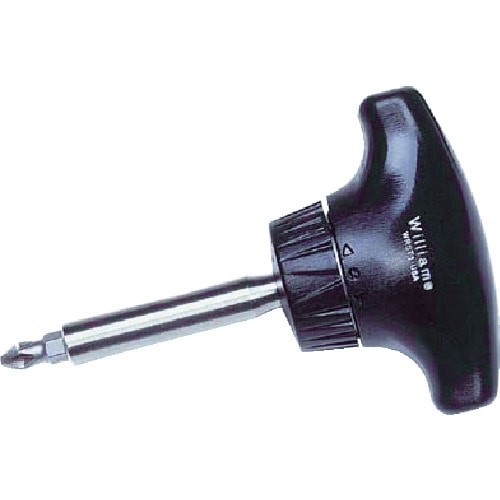 ＷＩＬＬＩＡＭＳ　Ｔハンドル　ラチェッティングスクリュードライバー　２インチ＿