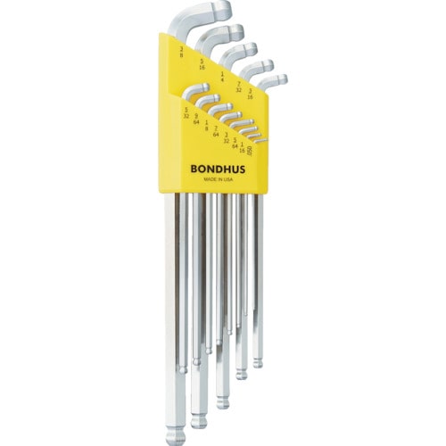 ボンダス　スタビーダブルボールＬレンチインチセット＿