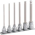 ＴＯＮＥ　ロングボールポイントヘキサゴンソケットセット（ホルダー付）　ＨＢＨ３０６Ｌ＿