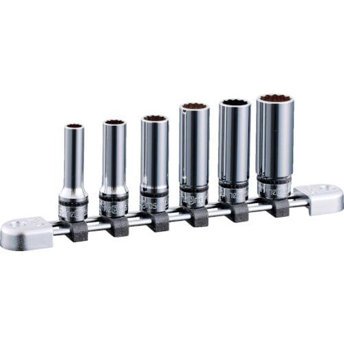 ネプロス　９．５ｓｑ．ディープソケットセット［６コ組］＿
