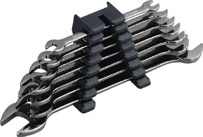 ＴＲＵＳＣＯ　ミラータイプ両口スパナセット　７丁組セット＿