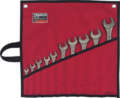 ＴＲＵＳＣＯ　スタンダードコンビネーションスパナセット　１０丁組セット＿