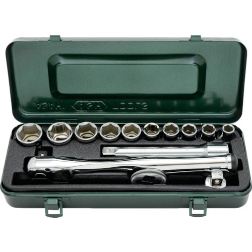 ＡＳＨ　レボウェイブ６角ソケットレンチセット１２．７□×１４ＰＣＳ＿