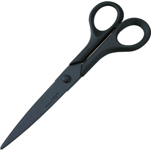 ＴＲＵＳＣＯ　ステンレスはさみ　粘着テープ用フッ素コート　１７５ｍｍ＿