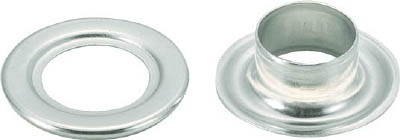 ＴＲＵＳＣＯ　両面ハトメ　アルミ　１２ｍｍ　２０組入＿