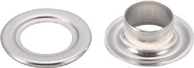 ＴＲＵＳＣＯ　両面ハトメ　アルミ　１５ｍｍ　１０組入＿