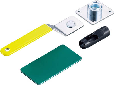 ＴＲＵＳＣＯ　両面ハトメパンチセットプラスチック用　１０ｍｍ＿