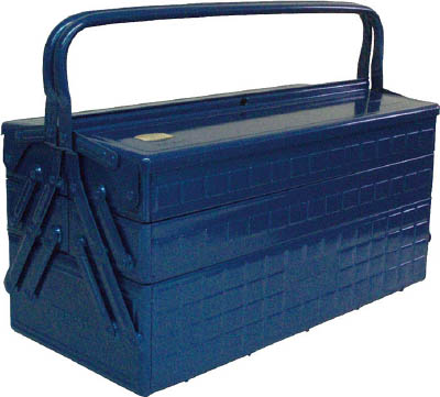 ＴＲＵＳＣＯ　３段式工具箱　４７２Ｘ２２０Ｘ３４３　ブルー＿