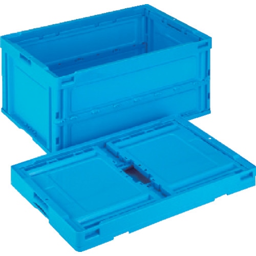 リス　折りたたみコンテナーＣＢ－Ｓ７６ＮＲ　青＿