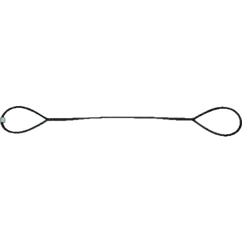 ＴＲＵＳＣＯ　玉掛けワイヤーロープ　段落し　１４ｍｍＸ３．５ｍ＿
