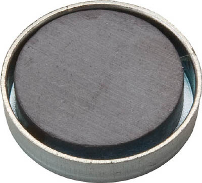 ＴＲＵＳＣＯ　キャップ付フェライト磁石　外径３６ｍｍ×厚み７．５ｍｍ　１０個入り＿