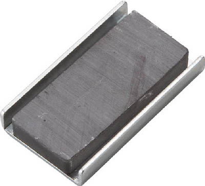 ＴＲＵＳＣＯ　キャップ付フェライト磁石　２０ｍｍ×８．４ｍｍ×４．２ｍｍ　１０個入り＿