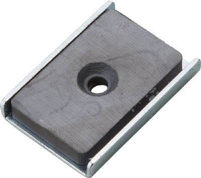 ＴＲＵＳＣＯ　キャップ付フェライト磁石　４３ｍｍ×３０．２ｍｍ×７ｍｍ　１個入り＿