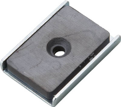 ＴＲＵＳＣＯ　キャップ付フェライト磁石　５０ｍｍ×２７ｍｍ×１２ｍｍ　１個入り＿