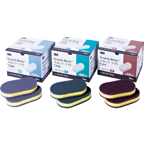 ３Ｍ　スコッチ・ブライト　スカッフソフト　茶　＃３２０相当＿