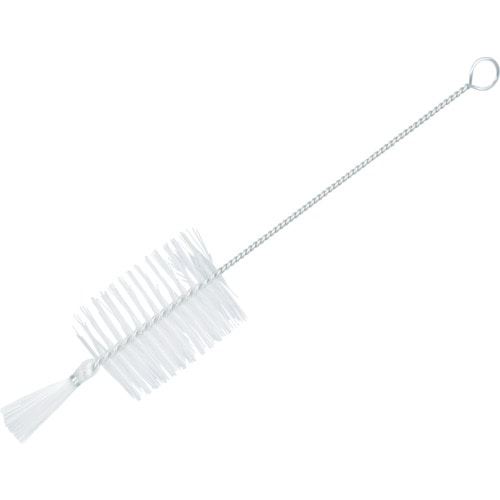 ＴＲＵＳＣＯ　理化学ブラシ　試験管用　ナイロン毛　ステンレス柄＿