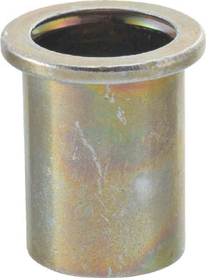 ＴＲＵＳＣＯ　クリンプナット平頭スチール　板厚２．５　Ｍ８Ｘ１．２５　（２０個）＿