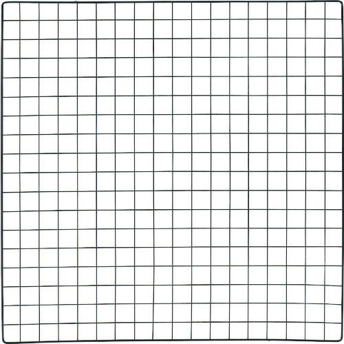 ＴＲＵＳＣＯ　棚用ディスプレイネット　金具付　９００Ｘ９００　黒＿
