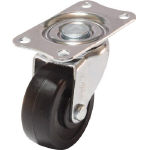 ユーエイ　キャスター自在車　径１００ハードゴム車輪＿
