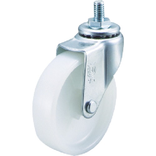 ユーエイ　ねじ込みキャスター自在車　５０径ナイロン車輪＿
