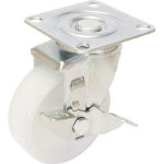 ユーエイ　産業用キャスターＳ付自在車　１００径ナイロン車輪＿