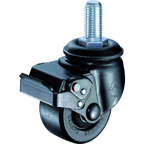 ハンマー　低床式重荷重用ねじ式ＳＰ付ナイロン車Ｂ入り６５ｍｍＭ２０ＸＰ２．５＿