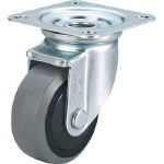 ユーエイ　産業用キャスター自在車　７５径ナイロンホイルウレタン車輪＿