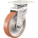 イノアック　中荷重用キャスター　ログラン　ストッパー・旋回金具付　Φ２００＿