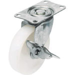 ユーエイ　キャスター　ステンレス製Ｓ付自在車　径７５ナイロン車輪＿