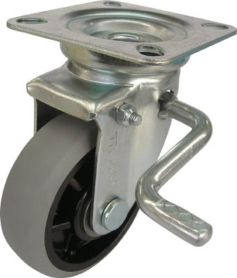 ＴＲＵＳＣＯ　ナイロンホイールウレタンキャスター　自在ストッパー付　Φ１５０＿