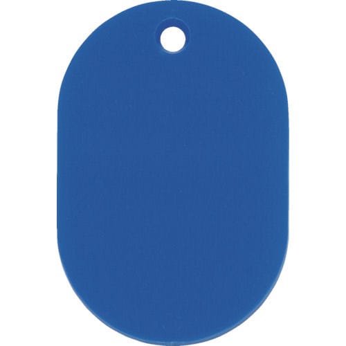 緑十字　小判札（無地札）　青　４５×３０ｍｍ　スチロール樹脂＿