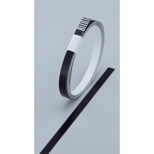 緑十字　ヘルメット用ラインテープ　黒　１０幅×７００ｍｍ　１０本組　無反射＿