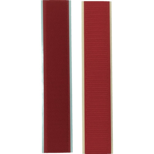 ユタカ　マジックテープ　アイロンワンタッチ　２５ｍｍ×１５ｃｍ　レッド＿