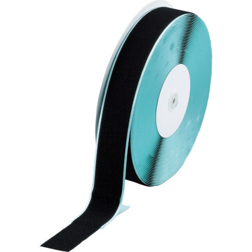 ＴＲＵＳＣＯ　マジックテープ　糊付Ｂ側　幅５０ｍｍＸ長さ２５ｍ　黒＿