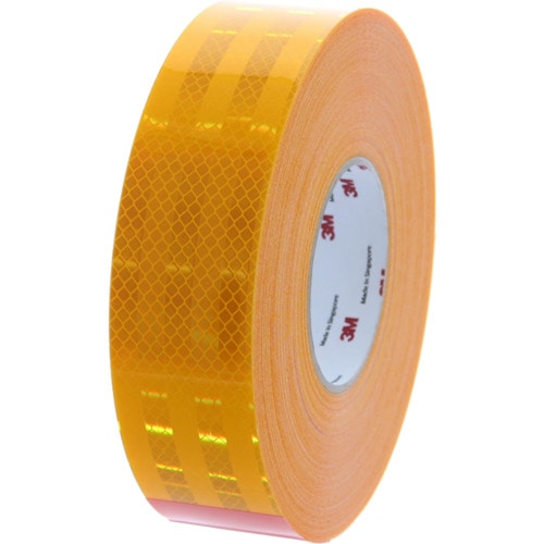 ３Ｍ　ダイヤモンドグレード反射シート　黄色　５０．８ｍｍＸ４５．７ｍ＿